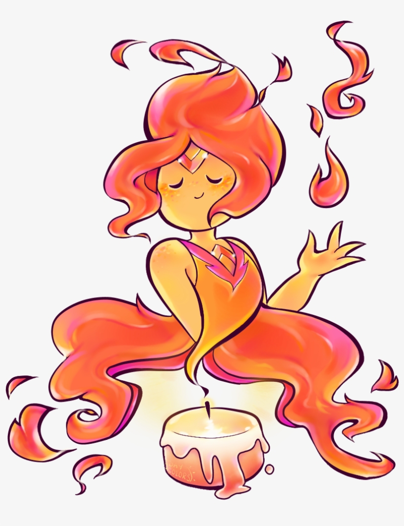 Just A Small Flame Princess, I'm Not Ready For The - Adventure Time, transparent png