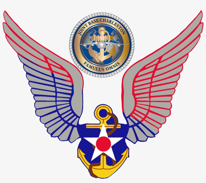 Jb Charleston Logo W/ 628 Abw Wings - 628th Air Base Wing, transparent png