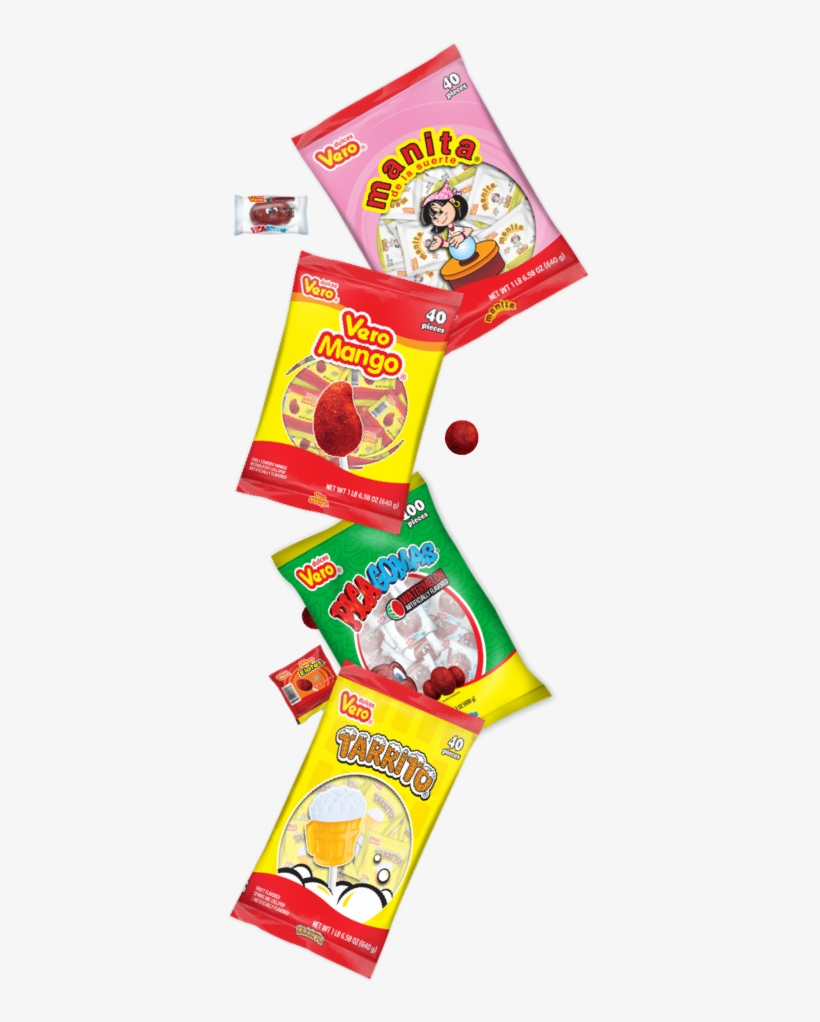 Vero Mango Mexican Candy, 40 Pieces, transparent png
