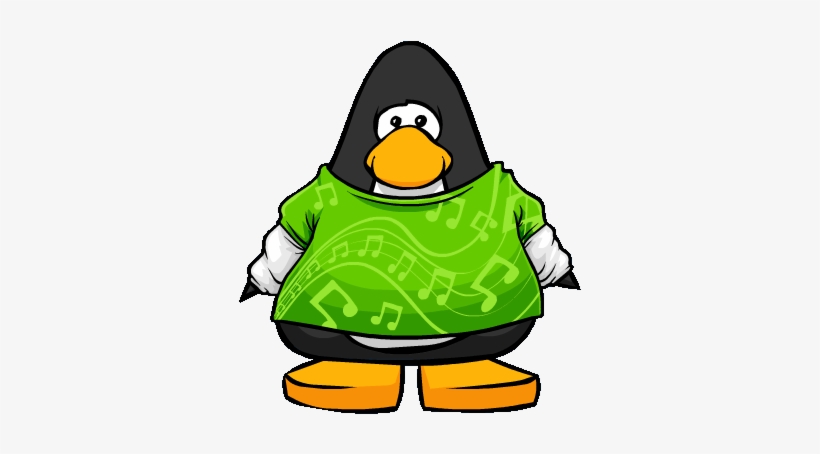 Music Swirl Tee - Club Penguin Tuxedo, transparent png