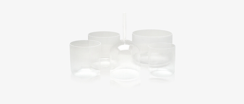 The Optically Clear Quartz Crystal Toning Bowls - Standing Bell, transparent png
