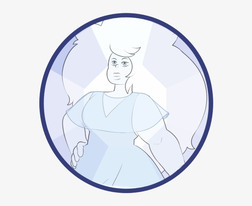 Crystal Quartz Gem - Circle, transparent png