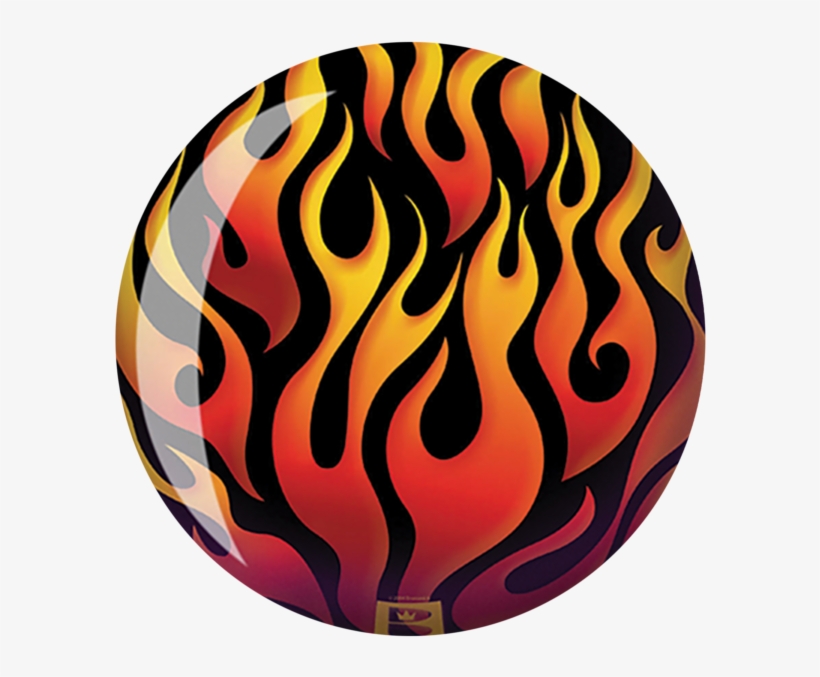 Brunswick Flame Viz-a-ball Bowling Ball, transparent png