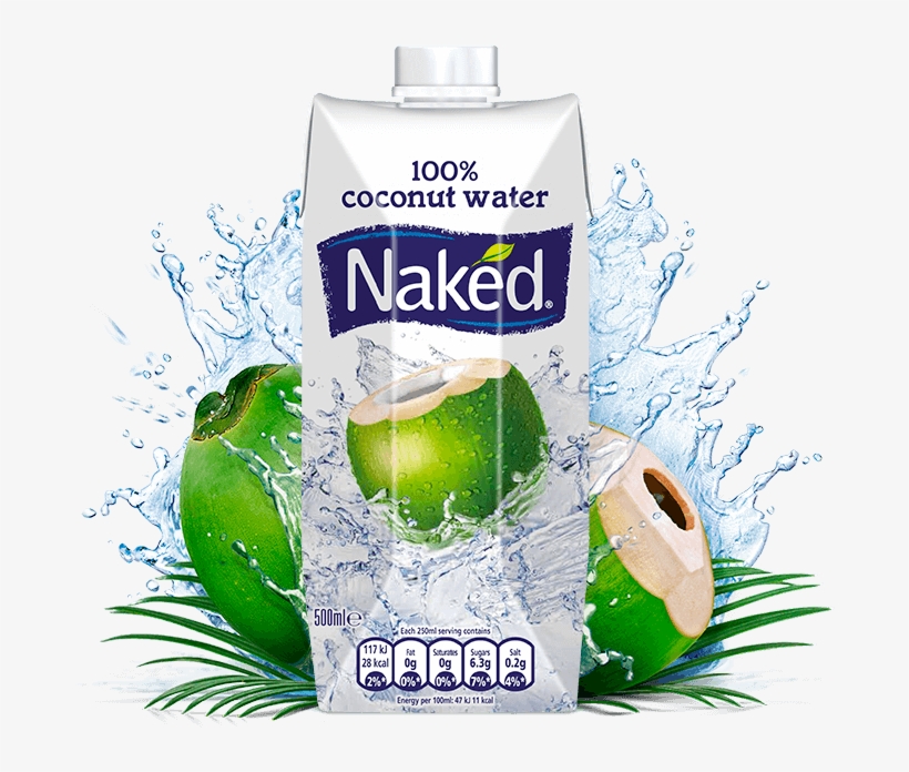 Coconut Water - Naked Juice 100% Organic Pure Coconut Water, Usda Organic, transparent png