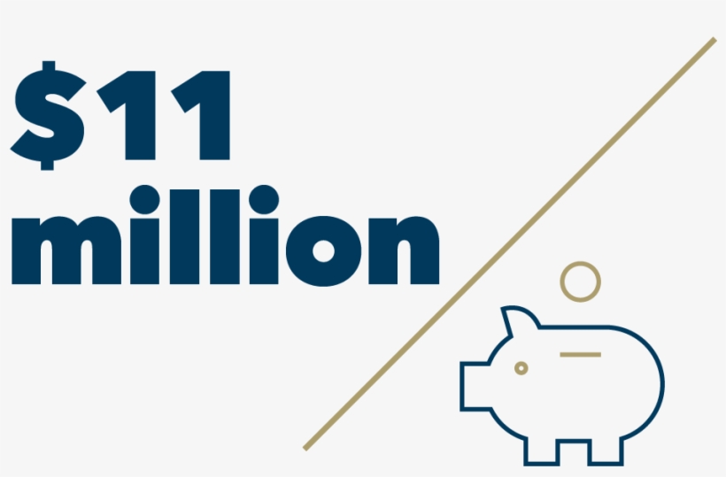 $11 Million Followed By A Diagonal Slash And A Piggy - E-milionář (jiří Václavíček), transparent png