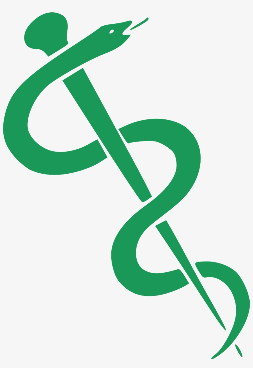 Rod Of Asclepius Green, transparent png