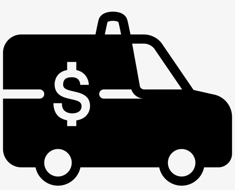 Encashment Car Filled Icon - Car, transparent png
