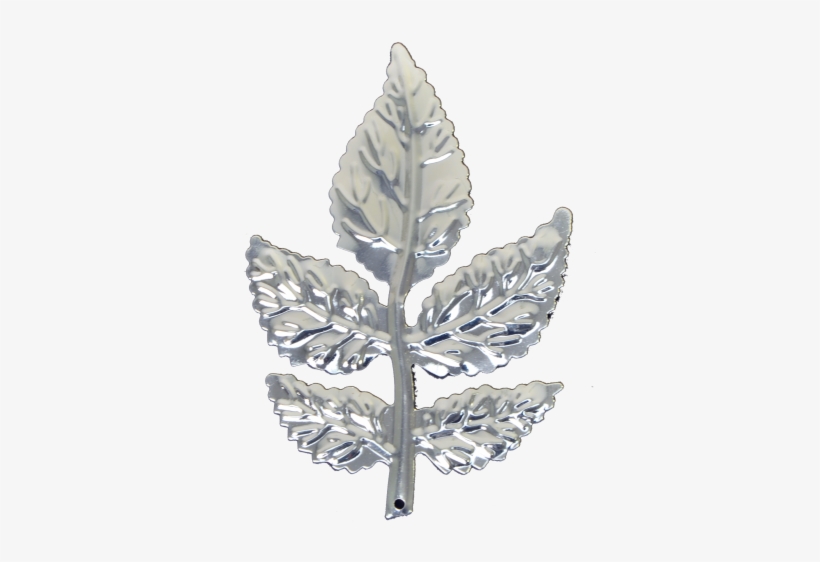 Fitz Design Silver Rose Leaf - 6 Pcs Per Pk, transparent png