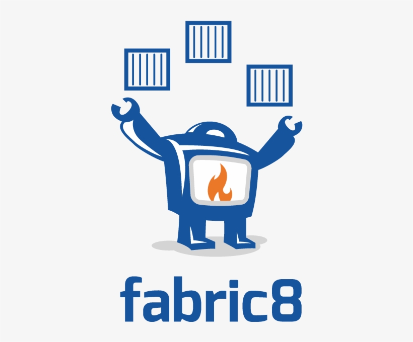 Fabric8 Logo Stacked 600px - Fabric8 Logo, transparent png