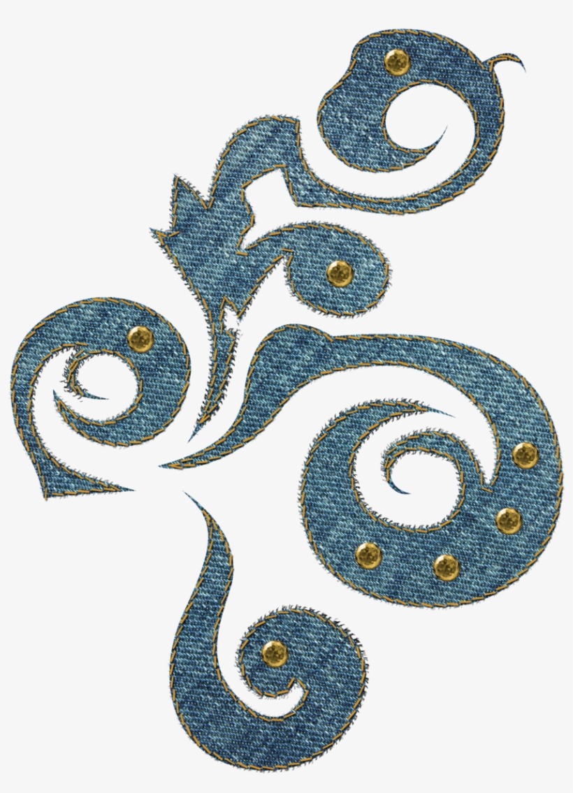 Denim Swirl By Melissa - Denim Png, transparent png