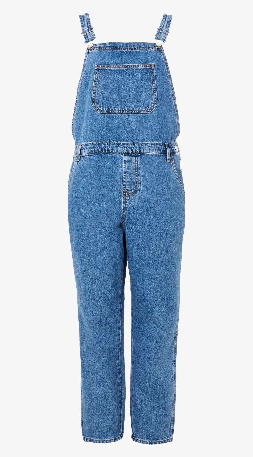 slim denim dungarees