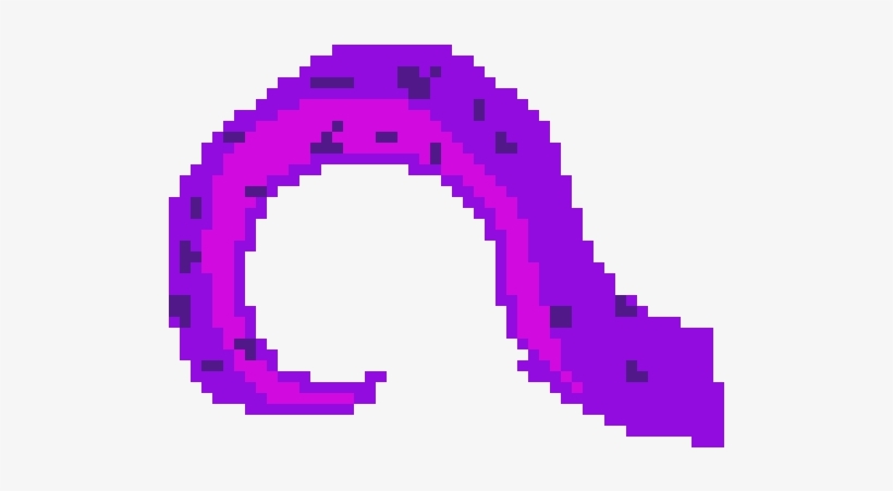 Mollusk Octopus Purple Free Vector Graphic On Pixabay - Tentacle Pixel Art, transparent png