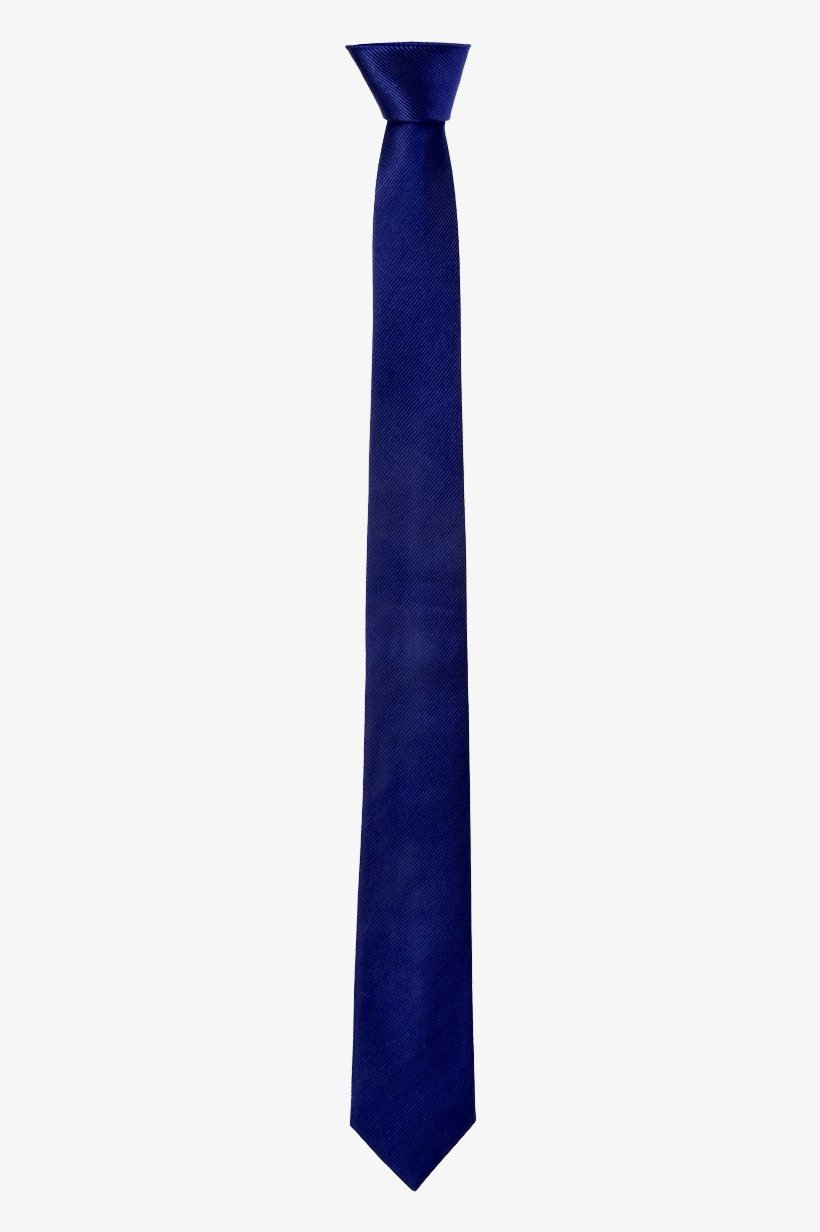 Skinny Oswald Tie In Navy Blue - Silk, transparent png