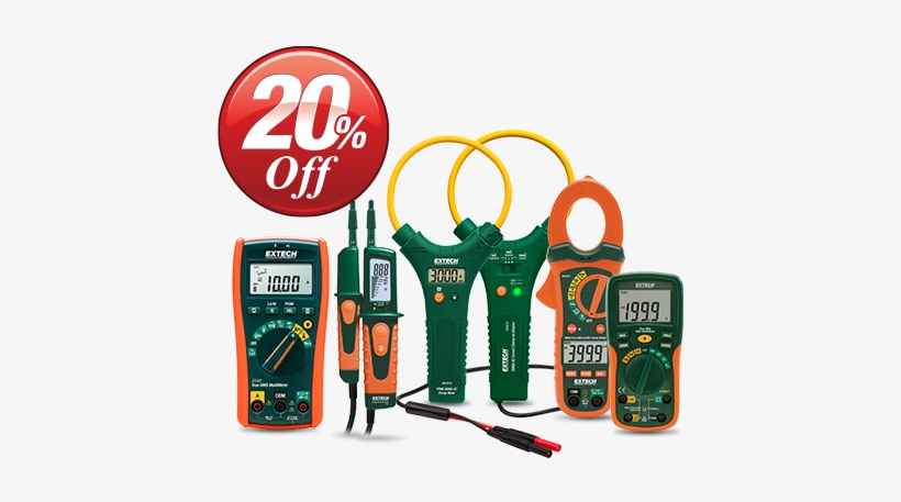 Get 20% Off - Handheld Multimeter Digital Extech Ex365 Calibrated, transparent png