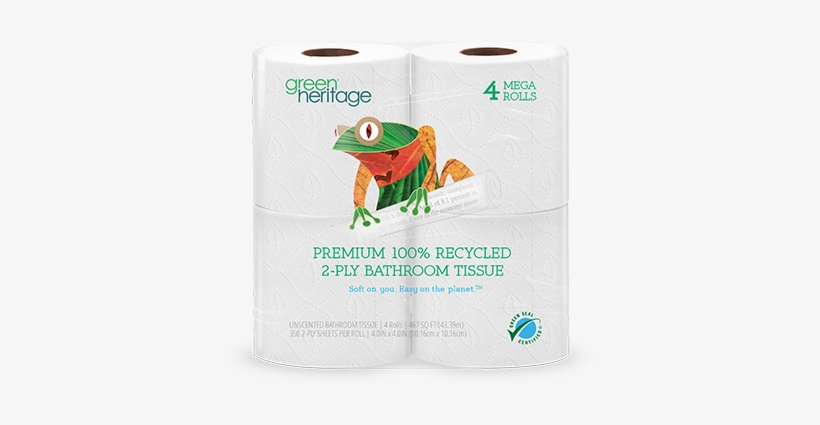 Introducing The 100% Recycled Tissue That's 100% Soft - Atlas Paper Mills Green Heritage Toilet Tissue, transparent png