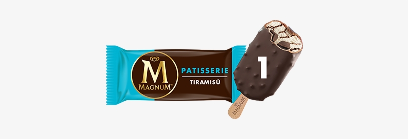 Magnum Ooh Kisses Tiramisu 1 Thai-645567 - Magnum Dark Ice Cream, transparent png