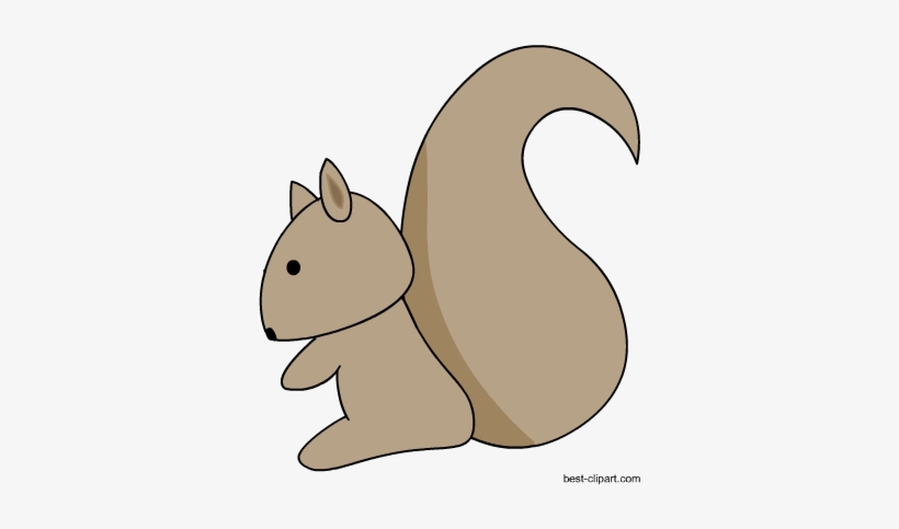 Free Cute Squirrel Woodland Animal Clip Art - Clip Art, transparent png