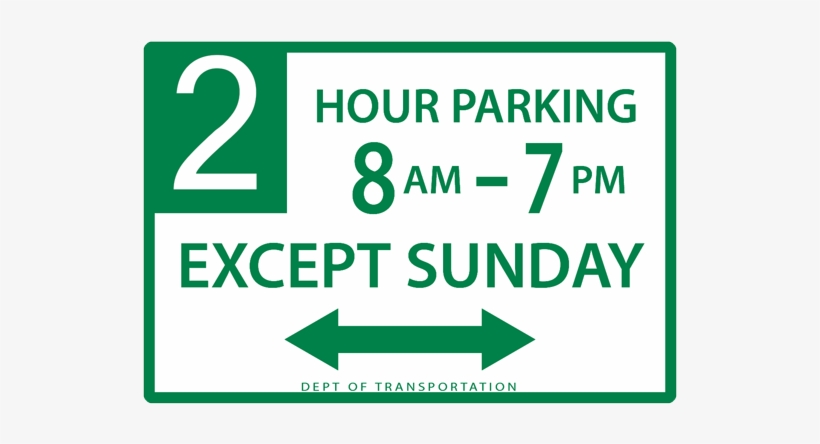 Parking Signs New York Hourly Parking With Day Exception - Meter Parking Signs Nyc, transparent png
