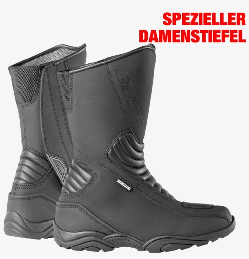 Büse Female D30 Boots Women - Black - 36, transparent png