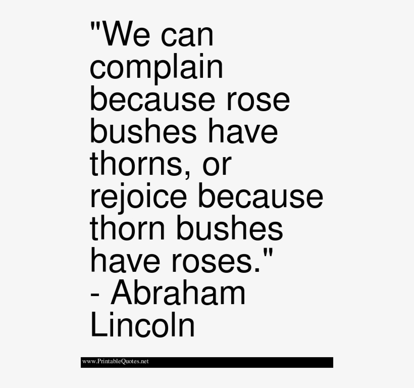 We Can Complain Because Rose Bushes Have Thorns, Or - Rose, transparent png