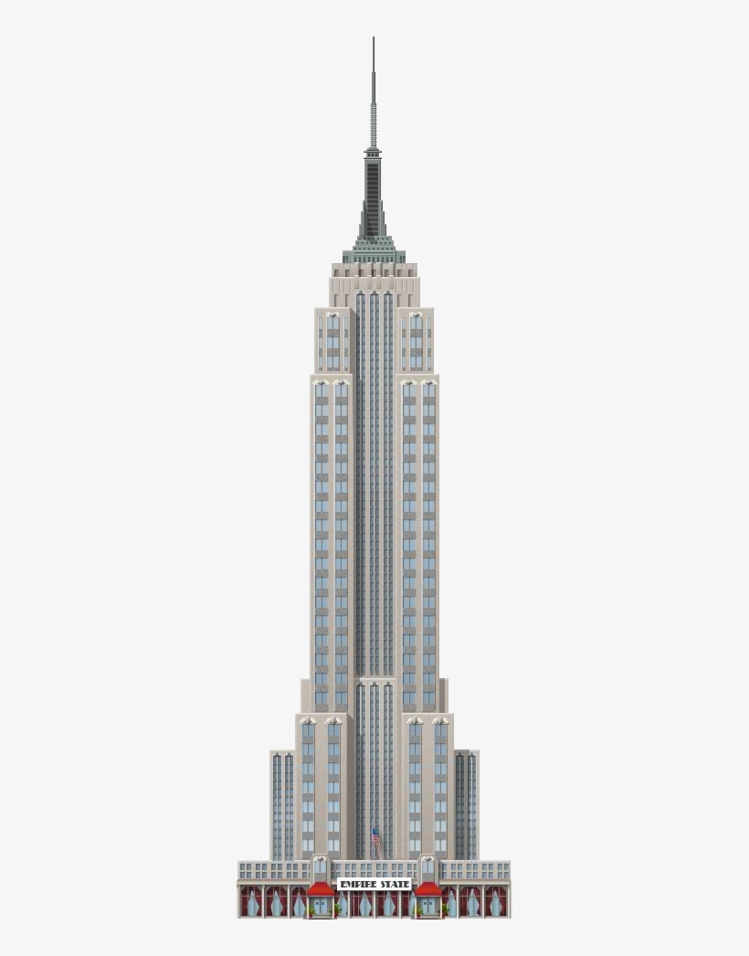 Empire State - Tower Block, transparent png
