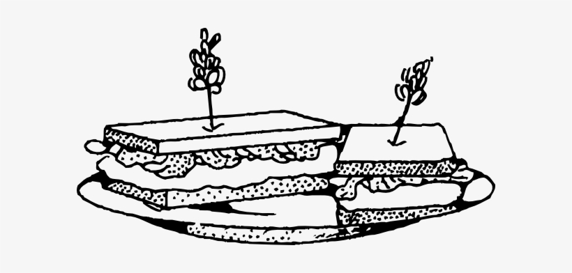 Sandwich Svg Clip Arts 600 X 312 Px, transparent png