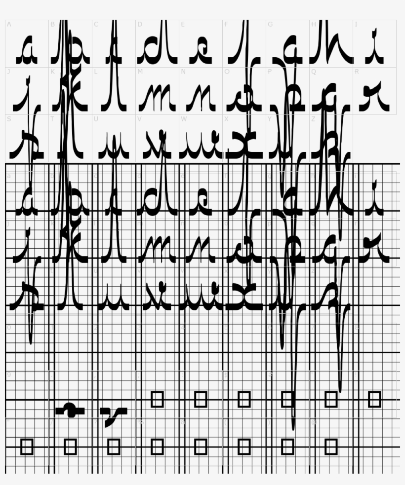 Font Characters - Ecg Font, transparent png