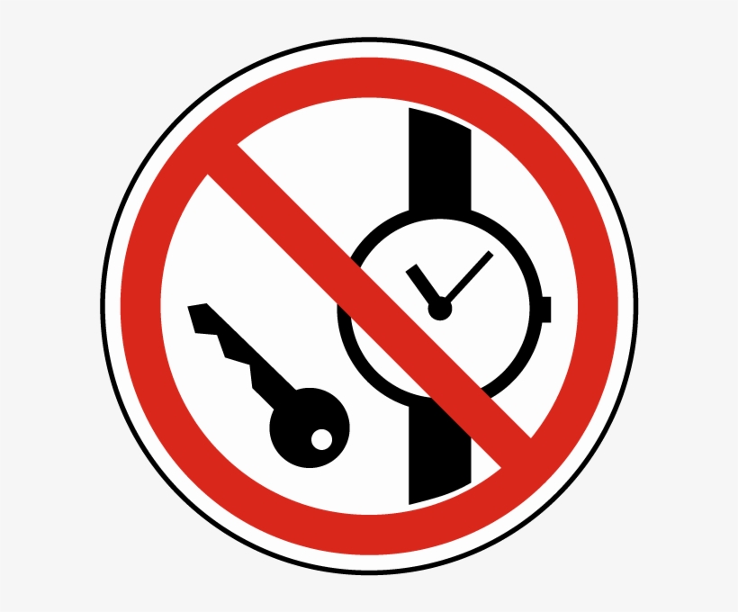 No Metallic Articles Or Watches Label - No Metallic, transparent png