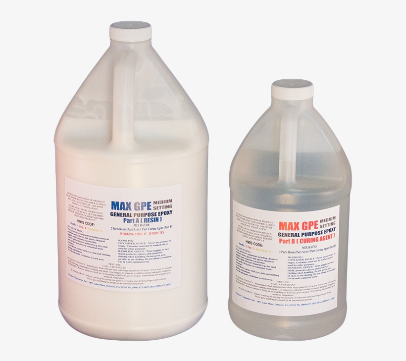 Epoxy Resin White Coating Gel Coat Repair - Bottle, transparent png
