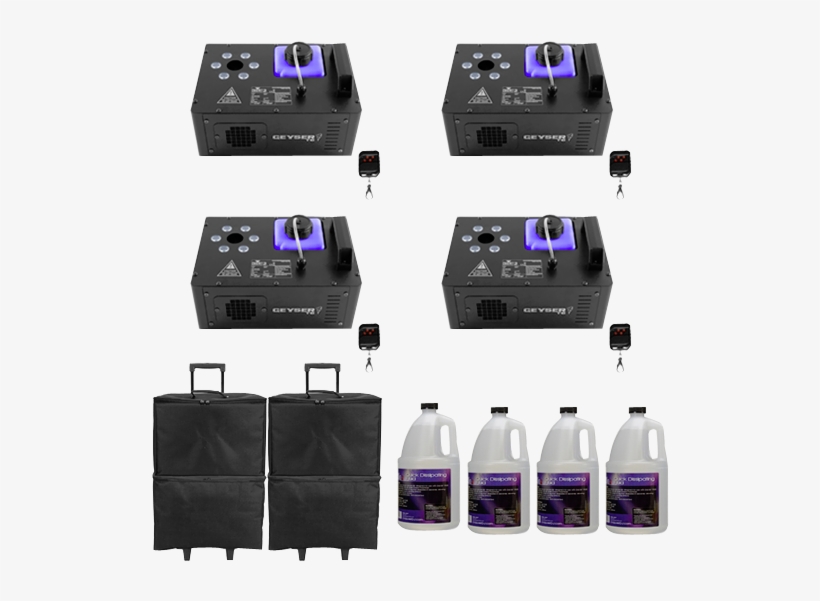 Chauvet Dj Geyser T6 Vertical Fog Machines With Fog - Chauvet Dj Geyser T6 Vertical Pyrotechnic-like Fog, transparent png