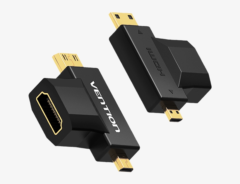 Vention Mini Hdmi / Micro Hdmi To Hdmi Adapter Converter - Hdmi, transparent png