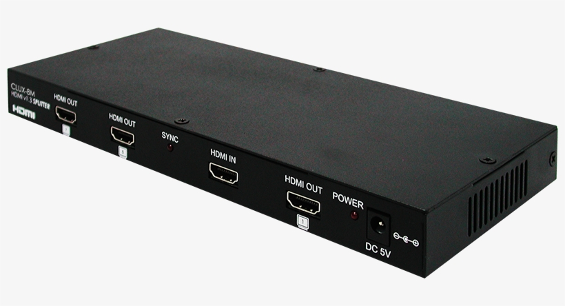 1×8 Hdmi Splitter - Hdmi, transparent png