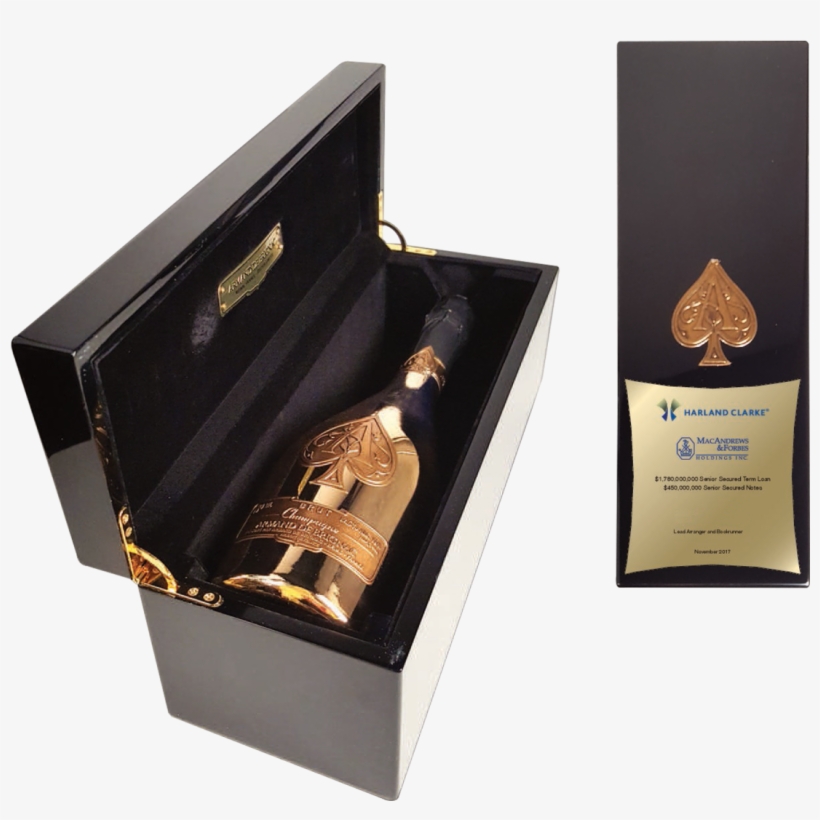 Ace Of Spade - Wine Bottle, transparent png
