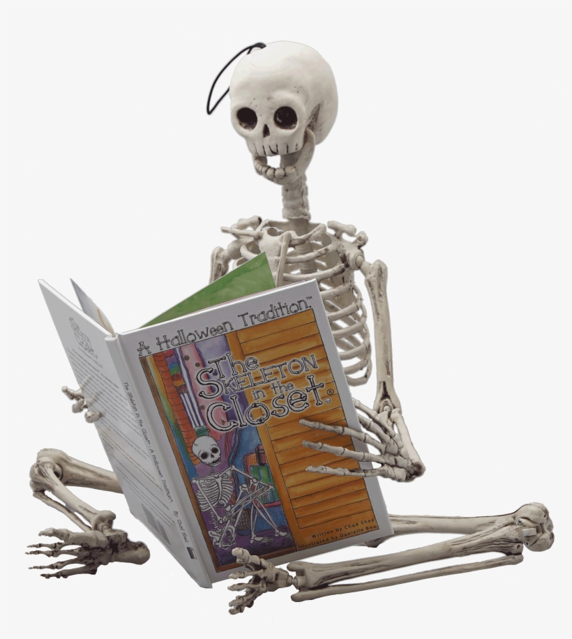 3 Foot Pose-able Skeleton Doll - Skeleton In The Closet - A Halloween Tradition, transparent png