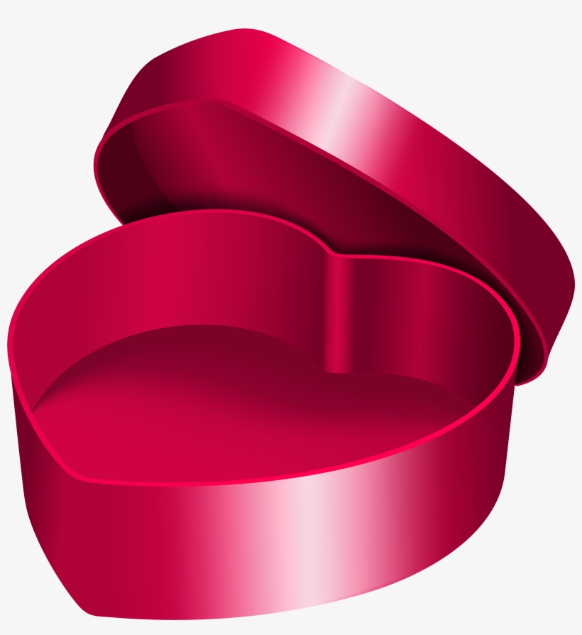 Heart Box Pink Transparent Png Clip Art, transparent png