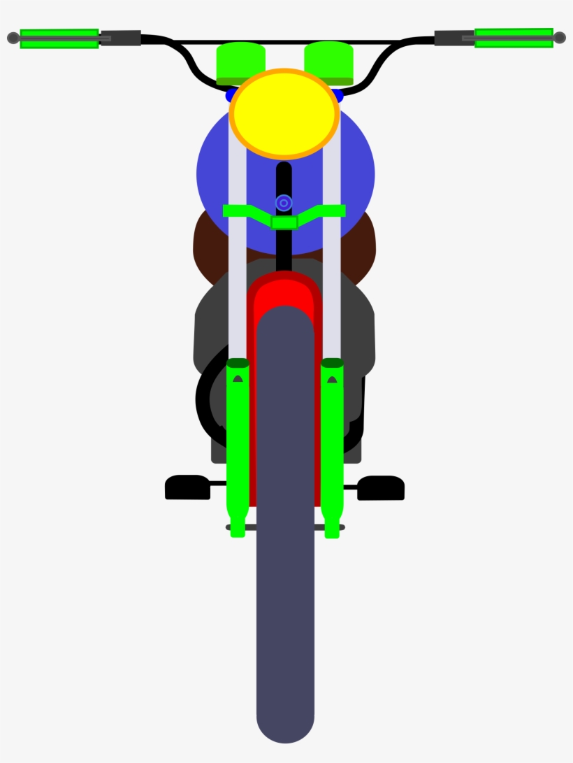 This Free Icons Png Design Of 2 Motos De Face, transparent png