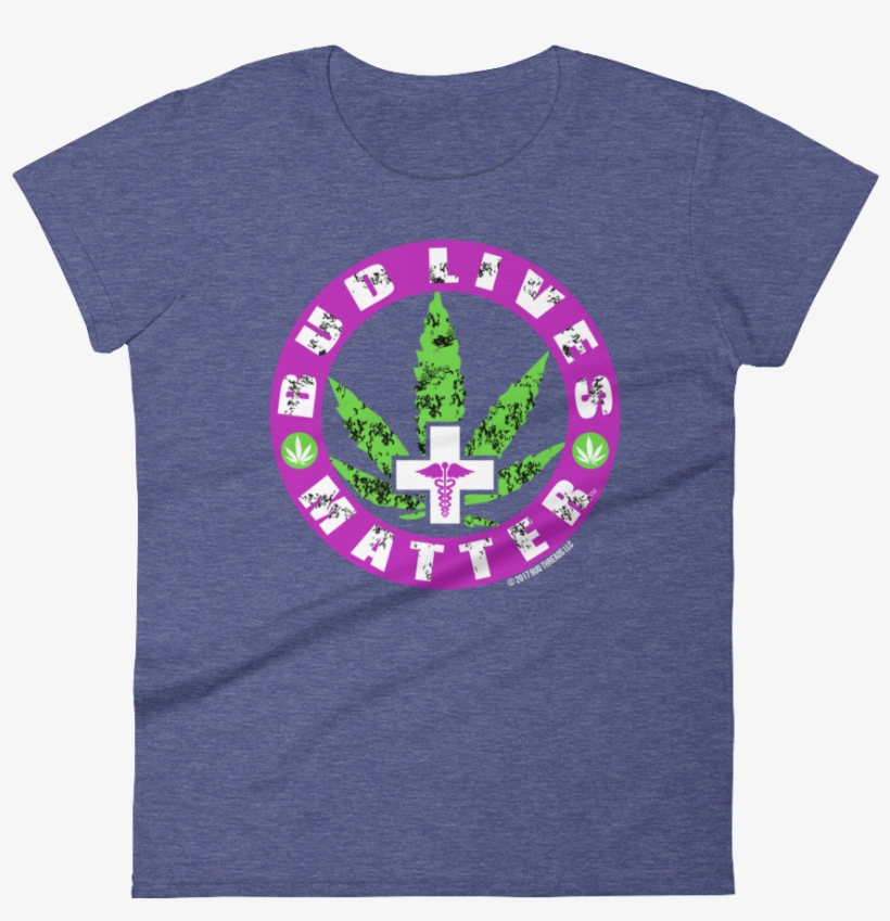 Bud Lives Matter Purple Circle Med Cross Women's Short - Line, transparent png