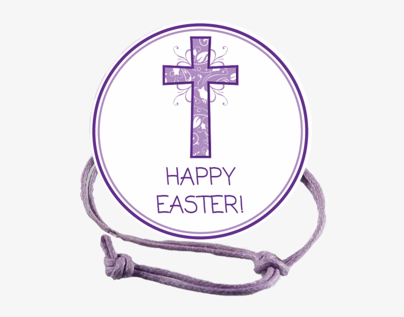 Easter Purple Cross Napkin Knot Product Image - Cross, transparent png