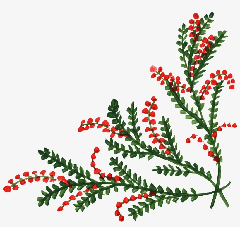 9 Flower Corner - Floral Corner Frame Png, transparent png