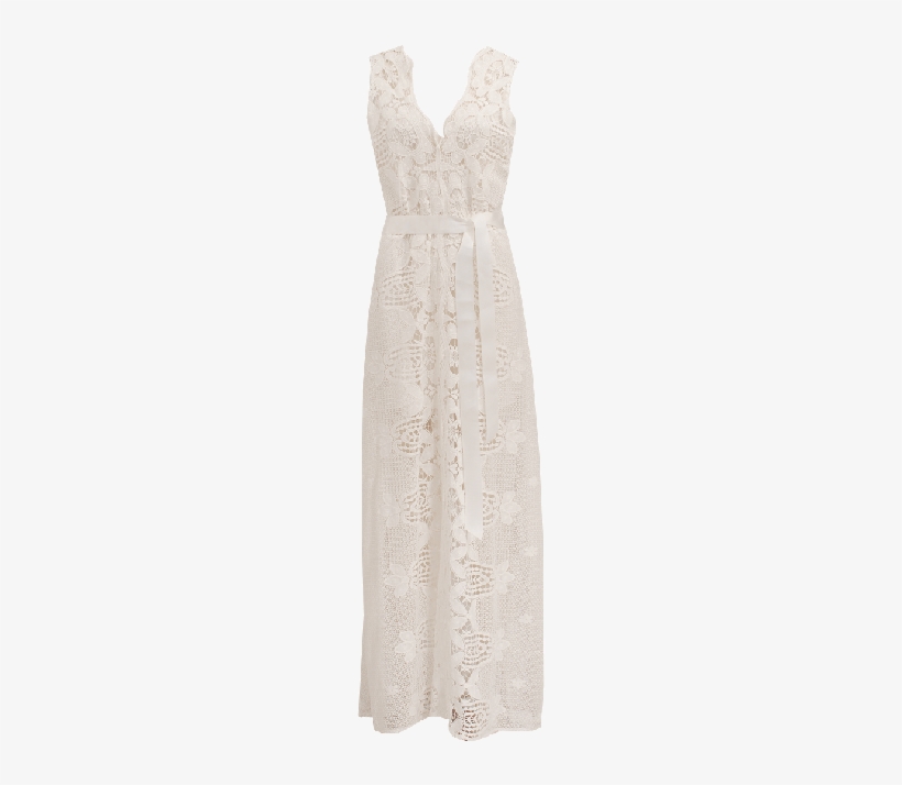 Miguelina Eve Belted Lace Wedding Dress - Cocktail Dress, transparent png
