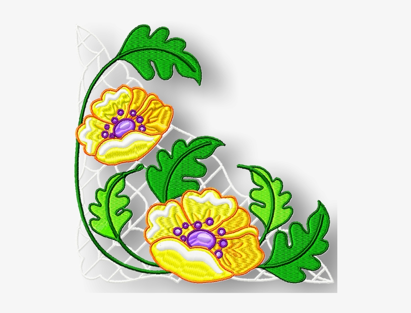 Flower Corners Borders And More - Flower, transparent png