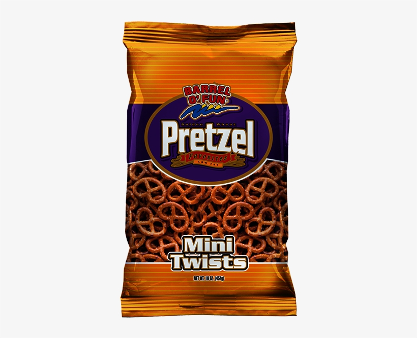 Barrel O Fun Mini Twists Pretzels - Barrel O Fun Pretzels, transparent png