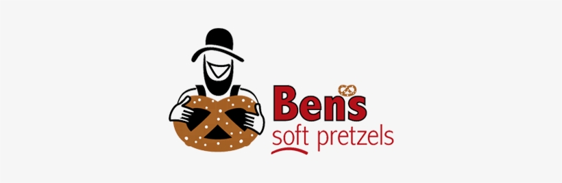 Ben's Soft Pretzels - Ben's Pretzels Logo, transparent png