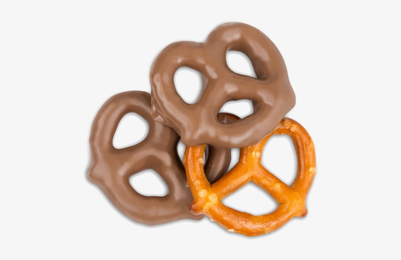 Milk Chocolate Pretzels - Chocolate Pretzels, transparent png