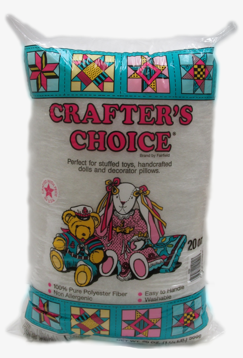 Crafter's Choice® Polyester Pillow Stuffing, 20 Oz - Fairfield Crafter S Choice Fiberfill-20 Ounces, transparent png