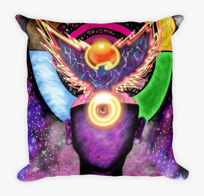 Image Of Square Pillow Case W/stuffing - Art, transparent png