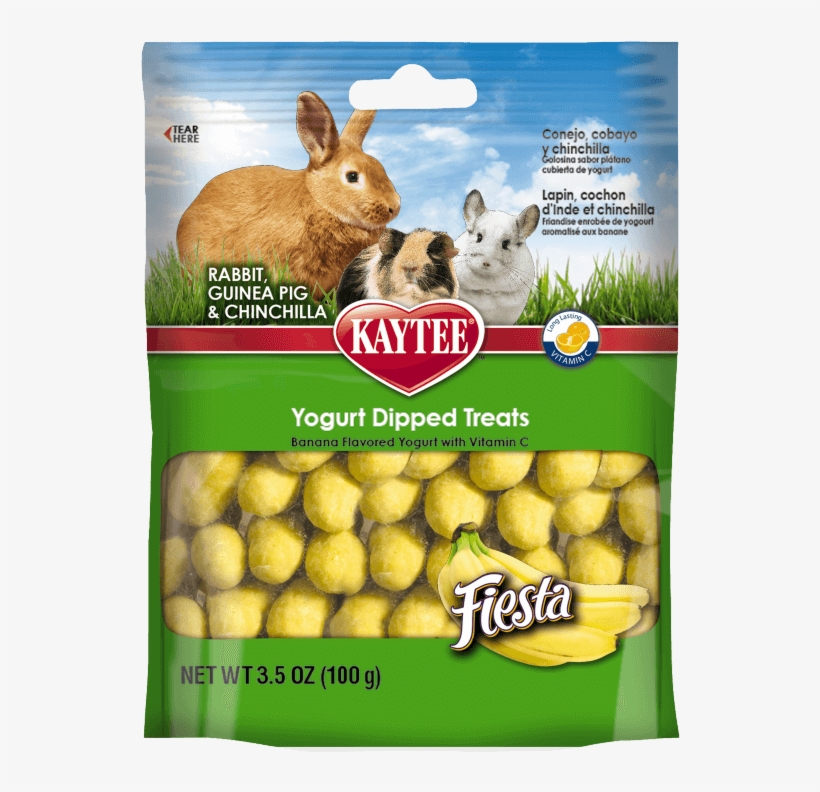 Fiesta Banana Flavor Yogurt Treats - Kaytee Fiesta Banana Flavor Yogurt Dipped Treats, transparent png