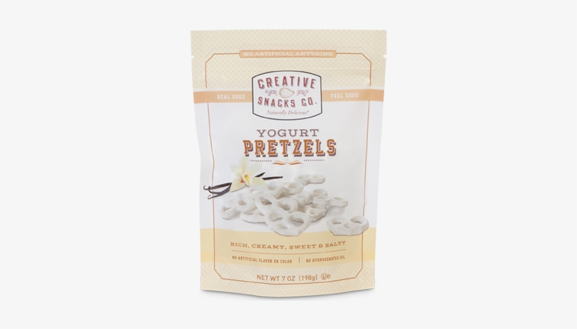 Yogurt Pretzels 7 Oz - Creative Snacks Pretzels, Yogurt - 7 Oz, transparent png