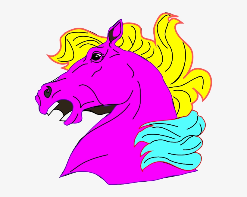 Angry Horse Svg Clip Arts 600 X 584 Px, transparent png