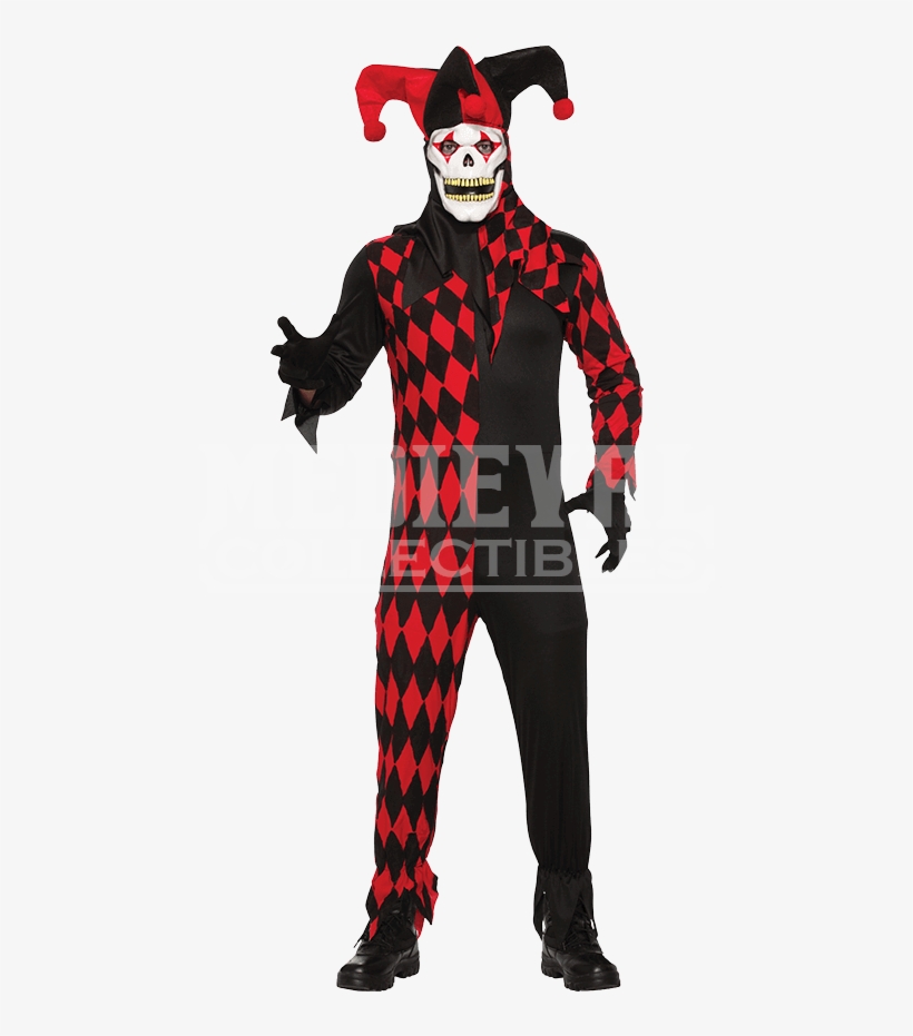 Evil Jester Costume - Evil Jester Men Costume, transparent png